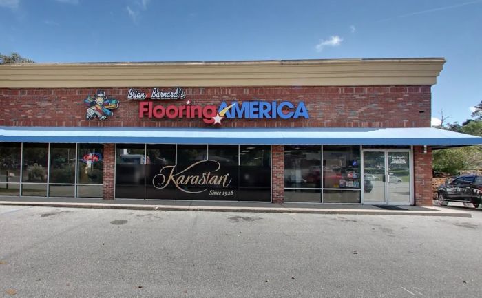 Brian Barnard's Flooring America showroom photo